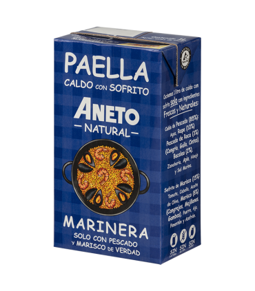 Compra Caldo Para Paella De Pescado Y Marisco Online Aneto Natural