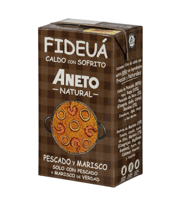 Caldo para Fideuá de Pescado y Marisco - 6L