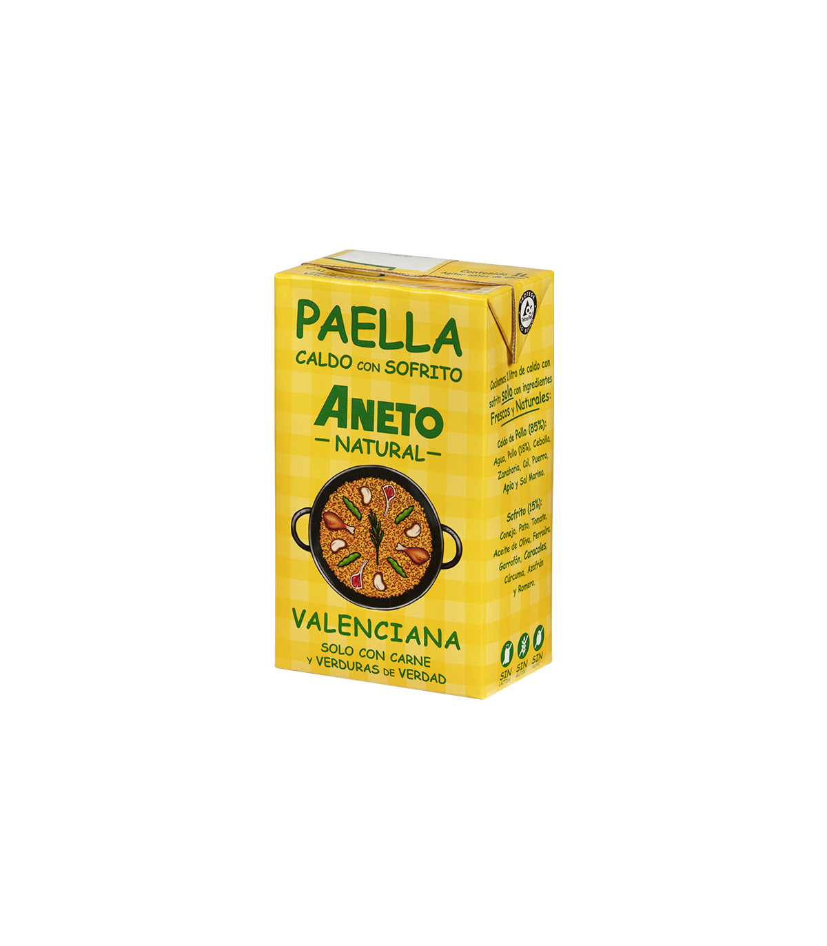 Buy cooking base for valencian paella broth online Natural
