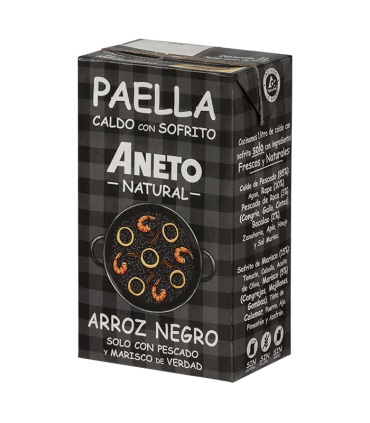 Caixa de Caldo per Arròs Negre 1L (6 briks)