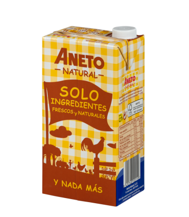 Caixa de Caldo de Pollastre 0% sal 1L (6 briks)