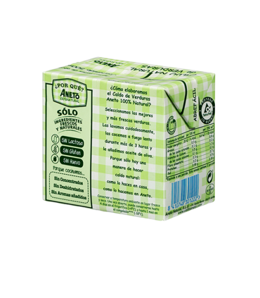 Caixa de 6 briks de 500 ml de Caldo de Verdures