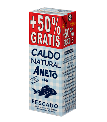 Caixa de 10 briks de Caldo de Peix + 50% Gratis