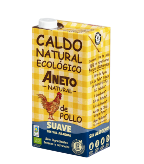 (EMPLEADO) Caldo de Pollo Ecológico Suave - Caja 6 x 1 L