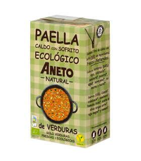 copy of Caixa de Caldo per a Paella de Verdures Ecològiques 1L (6 briks)