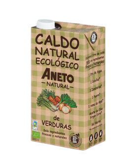 (EMPLEADO) Caldo de Verduras Ecológico - Caja 6 x 1 L