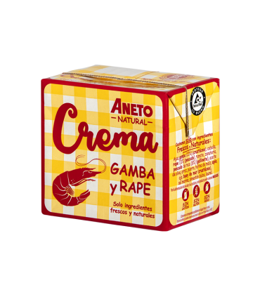 (EMPLEADO) Crema de Gamba y Rape - Caja 6 x 0,5 L