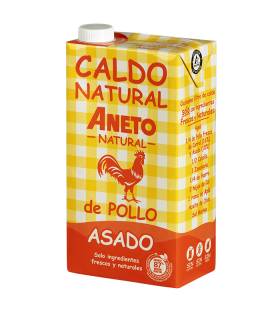 (EMPLEADO) Caldo de Pollo Asado - Caja 6 x 1 L