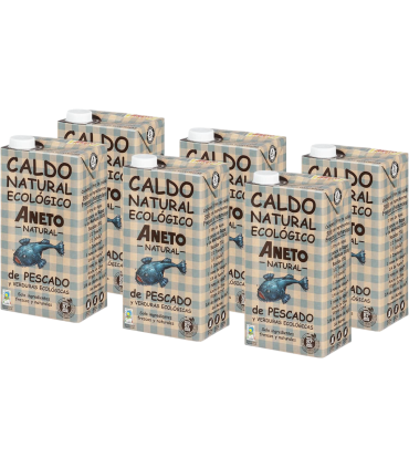 Caixa de Caldo Ecològic de Peix 1L (6 briks)