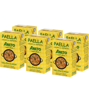 Caldo para Paella Valenciana - Caja 6 x 1 L