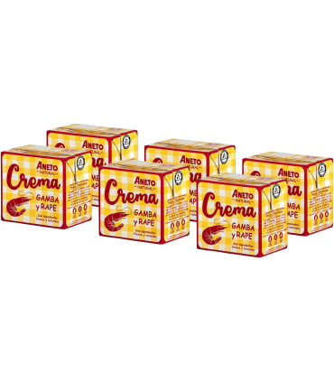 Shrimp and Monkfish Creamy Soup (6 units of 0,5L carton)