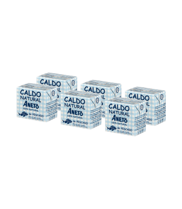 Caixa de 6 briks de Caldo de Peix de 500 ml