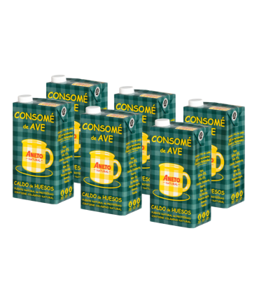 Poultry Consommé – Bone broth - Case of 6 x 1 L