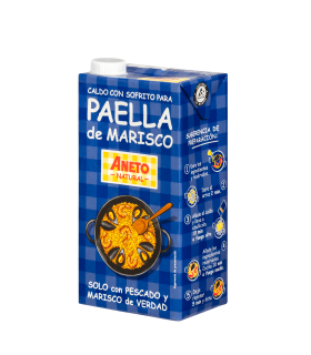 Caldo para Paella de Pescado y Marisco - Caja 6 x 1 L