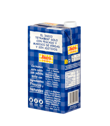 Caixa de Caldo per a Paella Marinera 1L (6 briks)