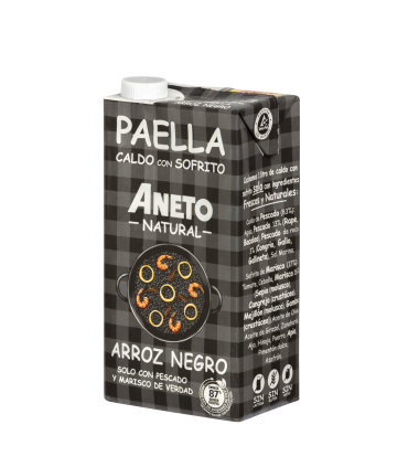 Caixa de Caldo per Arròs Negre 1L (6 briks)