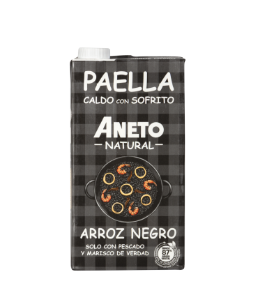 Caixa de Caldo per Arròs Negre 1L (6 briks)