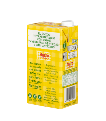 Caixa de Caldo per a Paella Valenciana 1L (6 briks)