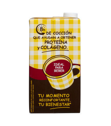 Caldo de huesos de vacuno, pollo y cerdo - Caja 6 x 1 L